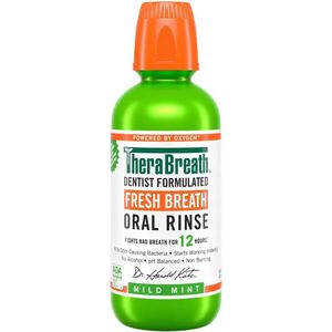 TheraBreath Fresh Breath Mouthwash - Mild Mint - Mondwater 473ml - Alcohol-Free