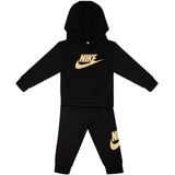 Nike Kids Fleece Po Trainingspak Zwart 12 Months Jongens