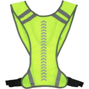 Ynkkvre - sportvest - Running vest - Reflecterend Running Vest - reflecterend sport hesje - Verstelbaar - Ademend - Zak - 360° Zichtbaarheid