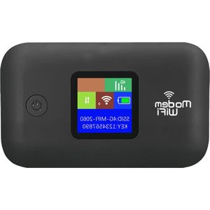 4G LTE Mobiele WiFi hotspot - Draagbare Reisrouters - Simkaartsleuf - Ontgrendelde Hotspot router - Maximaal 10 Apparaten - Europa Afrika Azië .