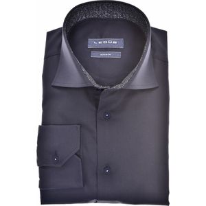 Ledub business overhemd donkerblauw