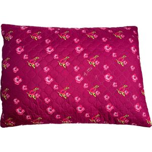 Plain - Sierkussen - Zacht - SyndonFill ® - Wasbaar - 60x70cm - bordeaux roze