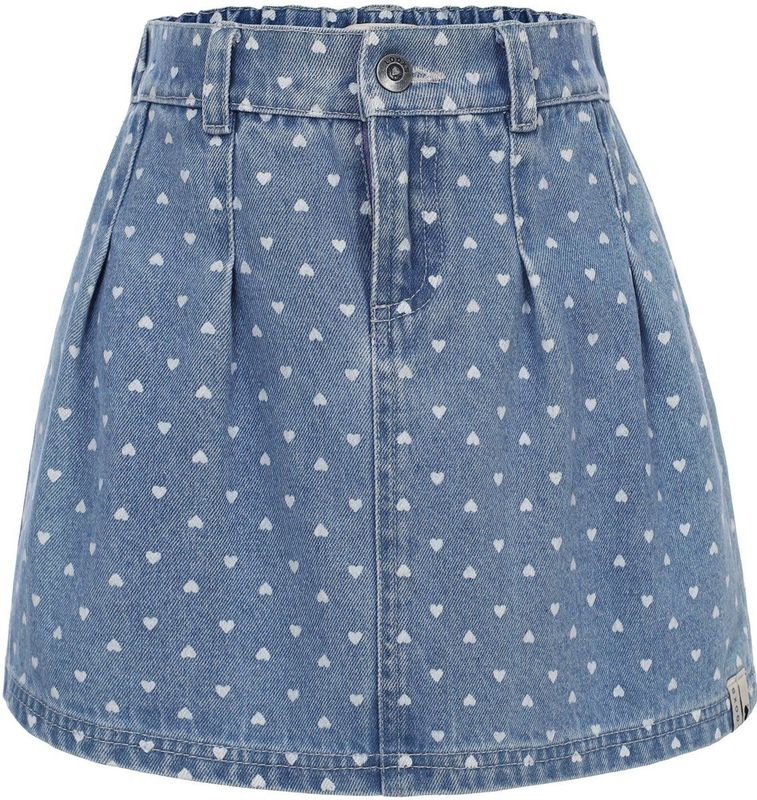 LOOXS Little 2601-7701-988 Meisjes Rok - Maat 92 - Blauw van 90% COTTON 10% POLYESTER