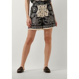 Liu Jo Printed Twill Pants Dames - Korte Broek - Wit - Maat 38