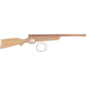 Jachtgeweer hout 76cm lang - schiet elastieken