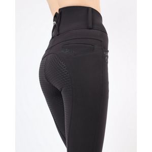 Montar Rijbroek Kirstin highwaist swarowski full grip Black - 34