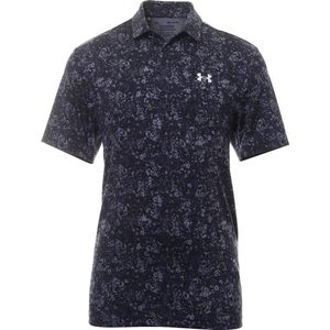 Under Armour Playoff 3.0 Printed Polo-Midnight Navy/Halo Gray
