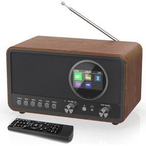 Draagbare DAB Radio - Keukenradio met Wekker, TFT-display en 60 Presets