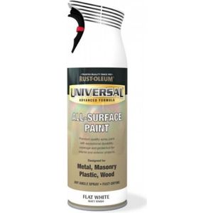 Rust-Oleum Universal - Spuitbus Wit Zijdeglans