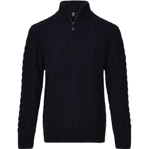 Nordberg Kol Sweater Half Zip - Heren - Navy - Maat XL