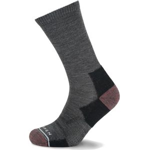 LORPEN Merino Hike Light Crew Wandelsokken - Donkergrijs - Dames (34-37)