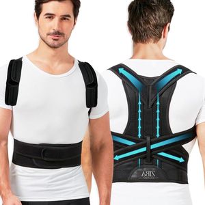 Lendensteun & Houdingcorrectie voor Dames en Heren - Rechte Rug Correctie - Verlicht Nek, Houdings- en Schouderpijn - Inclusief Kussens