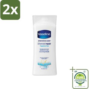 Vaseline - Advanced Repair - Bodylotion - Herstel & Hydratatie - 200 ml - Voordeelverpakking - 2 stuks - Herstel - Hydratatie