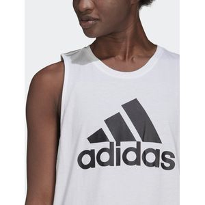 adidas - Sportswear Essentials Big Logo - Tanktop - Wit