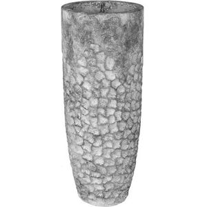Bloempot - Deco Vaas ""Soma"" - betonlook - 90 cm hoog, diameter 36 cm