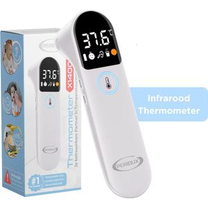Peridux® X1400 - Thermometer - Infrarood Koortsthermometer voor Baby's, Kinderen en Volwassenen - Oorthermometer
