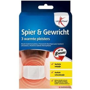 Lucovitaal Spier en gewricht warmte pleisters 8 Stuks