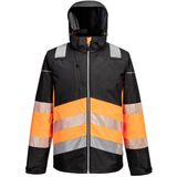 Portwest PW3 Hi-Vis Klasse 1 Winterjack PW364 - Oranje/Zwart - 4XL