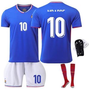 Voetbaljersey voor Kinderen - Voetbalshirt met Shorts, Sokken en Kniebeschermers