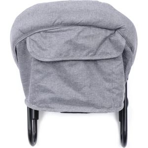 Gran Vida® - Babystoel - Opvouwbaar - Clip On - Met Opbergtasje - Antislip Onderkant - Tot 3 Jaar - Grijs