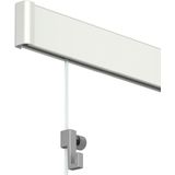 Artiteq - Click Rail - Schilderij Ophangsysteem - Wit Primer - 400 cm - Complete Set - Inclusief Haken & Draden