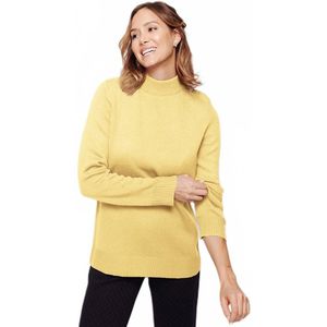 Trui met hoge hals, dik breisel