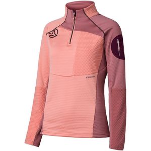 Ternua Ragger Sweatshirt Met Halve Rits Roze S Vrouw