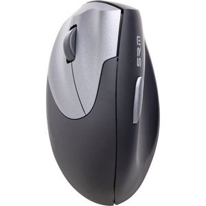 Muis ergofy srm vs4 links draadloos zilver/zwart