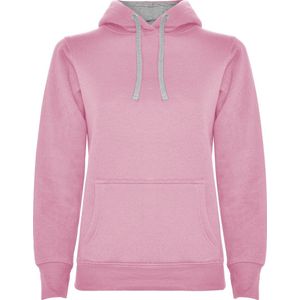 Roly Women´s Urban Hooded Sweatshirt RY1068 - Light Pink 48/Heather Grey 58 - M
