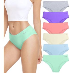 Damesonderbroek set van 6 - Katoenen hipsters voor optimaal comfort