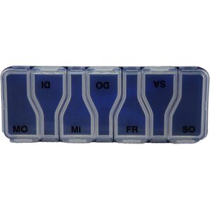 Sundo - Pillendoos - Blauw - 7 Dagen Dispenser