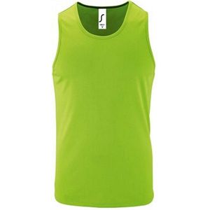 SOLS Heren Sportieve Performance Tank Top (Neon Groen)
