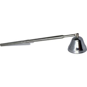 3BMT® Kaarsendover extra lang - Stijlvolle Zilveren Kaarsen Dover voor Waxinelichtjes - Uitschuifbaar - Candle Snuffer