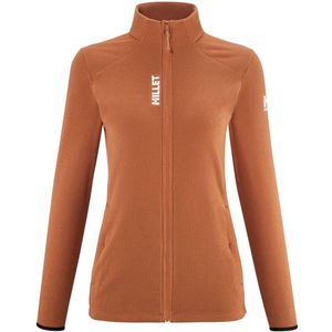 Millet Ubic Lightgrid Fleece Met Volledige Rits Bruin S Vrouw