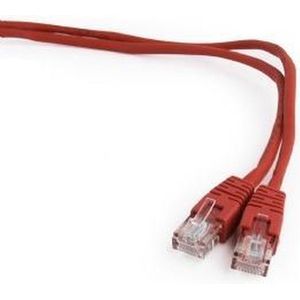 CablExpert PP12-2M/R - Netwerkkabel, UTP Cat5E, rood