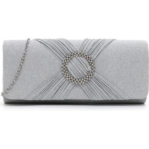 Tamaris clutch TAS Amalia Brooch ( 33804 ) - Dames handtassen - silver 830