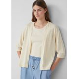 s.Oliver Gebreid vest  ivoor