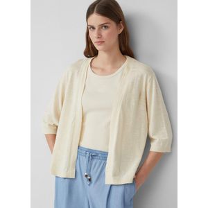 s.Oliver Gebreid vest  ivoor