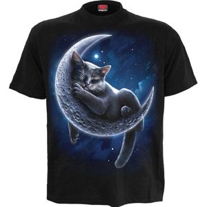 Spiral Velvet Moon - T-Shirt Heren T-shirt - zwart - L