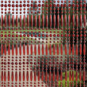 Deurgordijn vliegengordijn - Deur gordijn - 100 x 230 cm - Rood