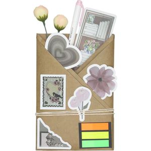 Blind date met een book-ervaring: Verrassingsboek met leesaccessoires en geschenken (roze)