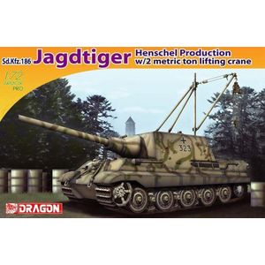 1:72 Dragon 7345 SD.KFZ186 Jagdtiger Henschel Lifting Crane Plastic Modelbouwpakket