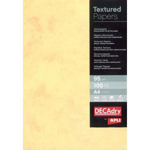 Decadry Papier Marmer Goud 95 gram - 100 vel