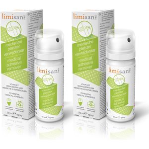 2x Limisan Pro - Medische Pleister en Tape Verwijderaar - Adhesive Remover Spray - 50ml - Stoma hulpmiddel