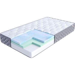 FDM® NORDIC Matras 80x200 cm - Koudschuim Matrassen Eenpersoons - Hoogte 24 cm H3 - Dubbelzijdig - 7 zones - Afritsbaar hoes wasbaar - Öko-Tex gecertificeerd - Antiallergisch en Ademende