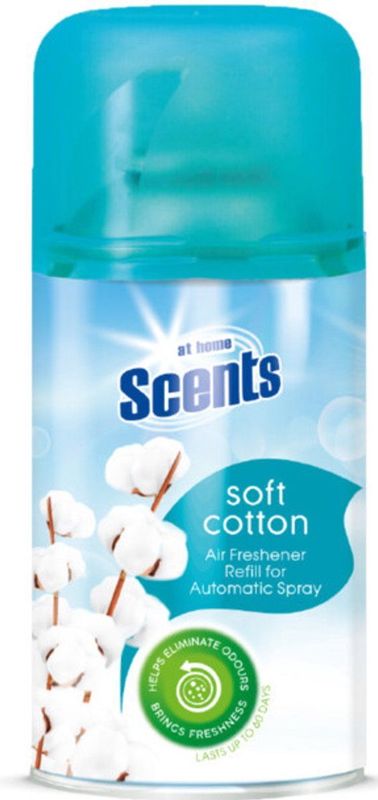 At Home Automatische Spray Navulling Fris Katoenlinnen - 3 x 250 ml - Voordeelverpakking