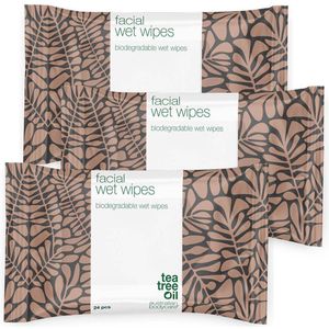 Gezichtsreinigingsdoekjes 24 stuks — Gezichtsdoekjes voor de gevoelige en vette huid of voor het verwijderen van make-up