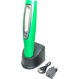 Looplamp oplaadbaar 420 Lumen werklamp bouwlamp Li-ion accu 4400mah + Docking station lader