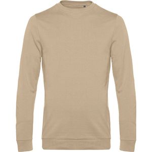 2-Pack Sweater 'French Terry' B&C Collectie maat XS Desert/Zand