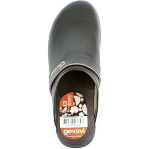 Open Schoenklomp Hout | Zwart | Gevavi  9200 | Maat 40